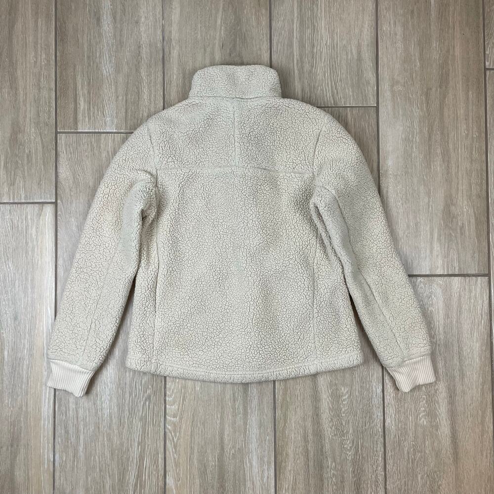 The North Face Cragmont Sherpa Fleece Jacket Womens Small Cream Full Zip Cozy - Picture 4 of 15